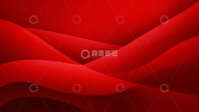 高清大图下载【趣麦麦图】红色梦境的流动韵律