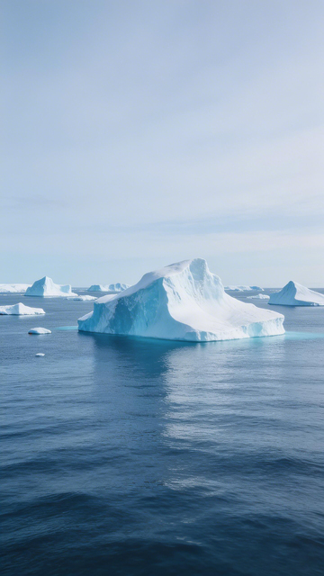冰山海洋自然景观