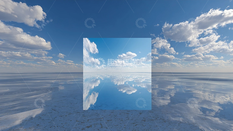 高清大图下载【趣麦麦图】云海倒映梦境之境