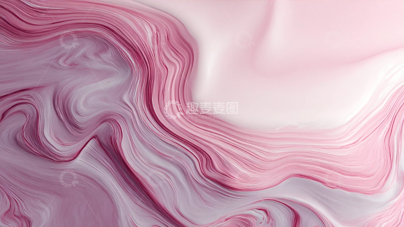 高清大图下载【趣麦麦图】梦幻粉色漩涡艺术奇观