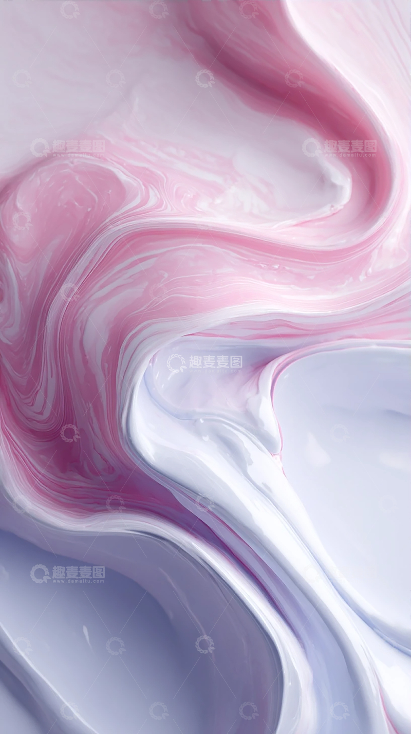 高清大图下载【趣麦麦图】梦幻流光的粉色奇境