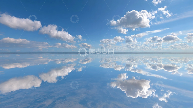 高清大图下载【趣麦麦图】蓝天白云的梦境之境