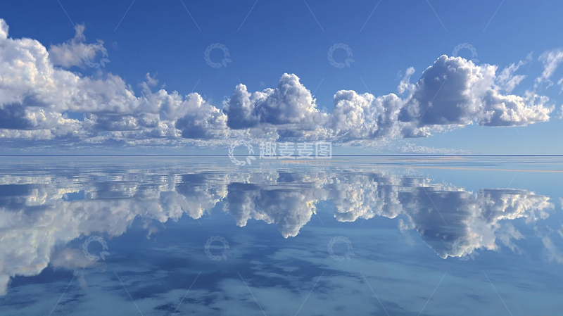 高清大图下载【趣麦麦图】蓝天白云的梦幻画卷