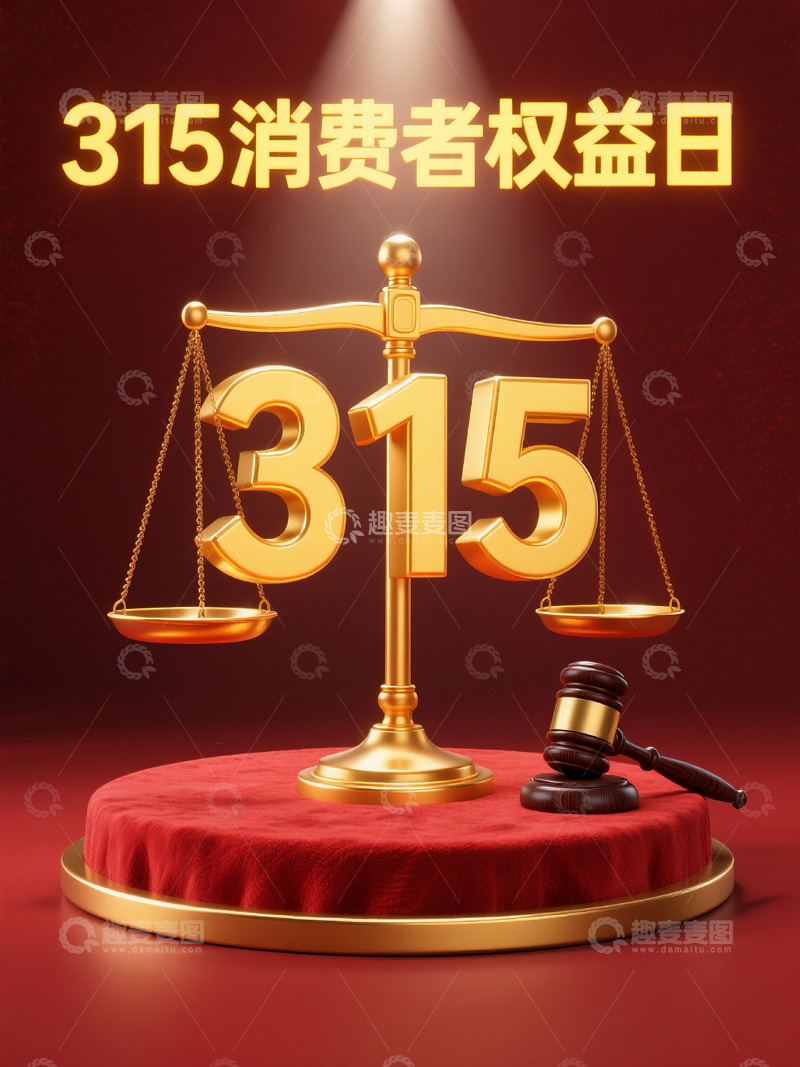 高清大图下载【趣麦麦图】315消费者权益日2
