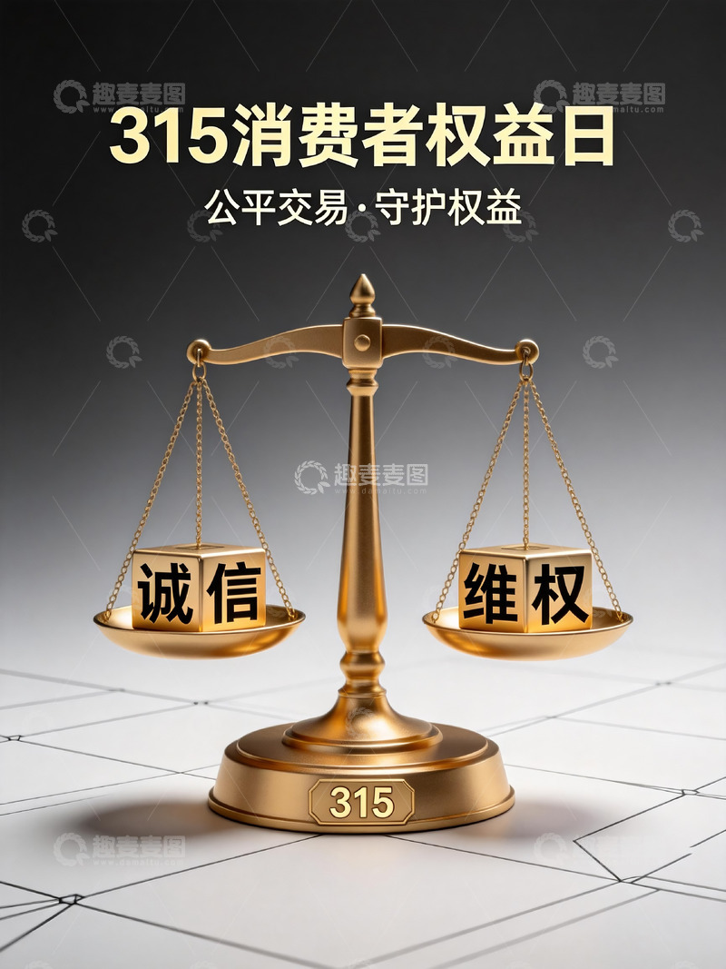 高清大图下载【趣麦麦图】315消费者权益日8