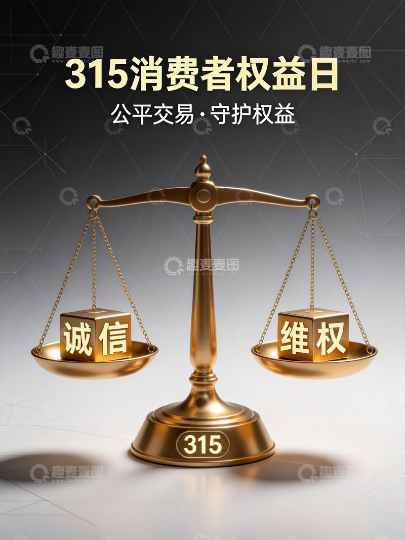 高清大图下载【趣麦麦图】315消费者权益日7
