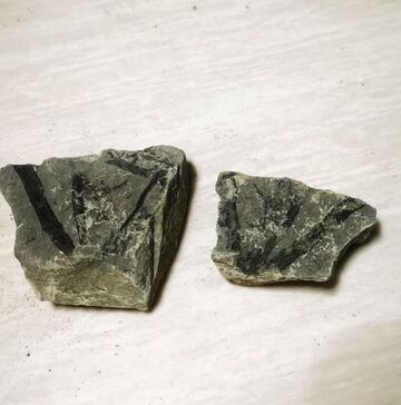 灰色岩石样本地质研究素材