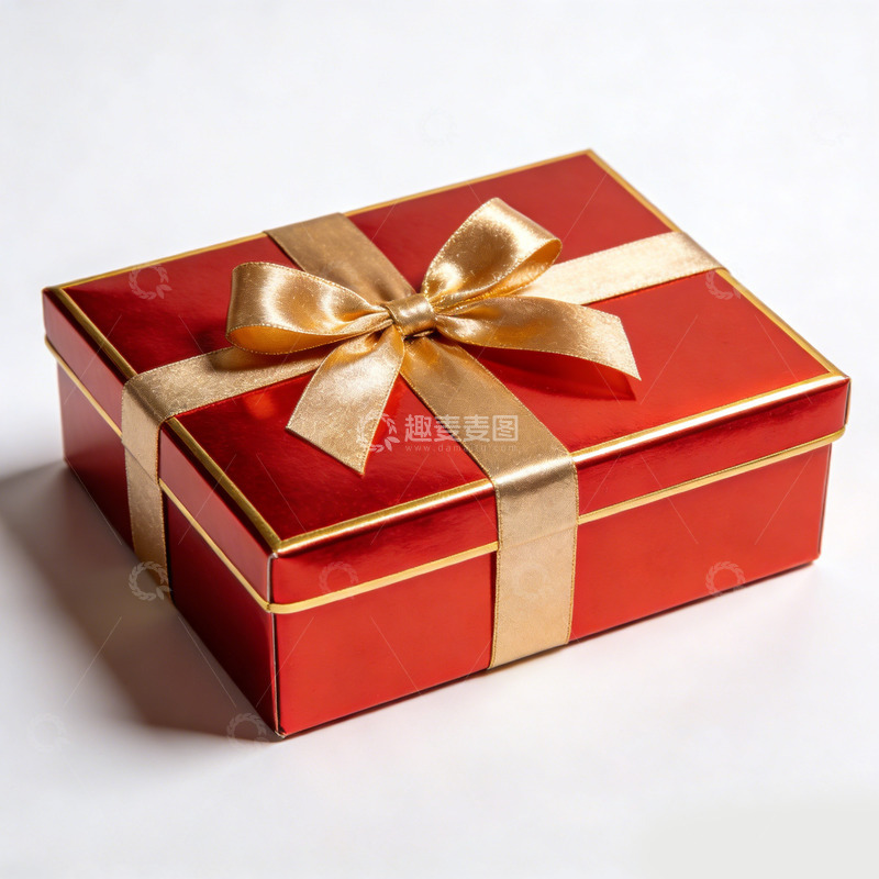 高清大图下载【趣麦麦图】红色礼盒礼品包装
