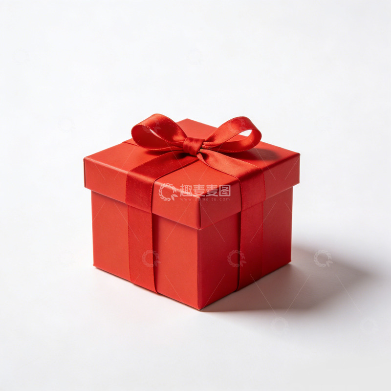 高清大图下载【趣麦麦图】红色礼盒礼物包装