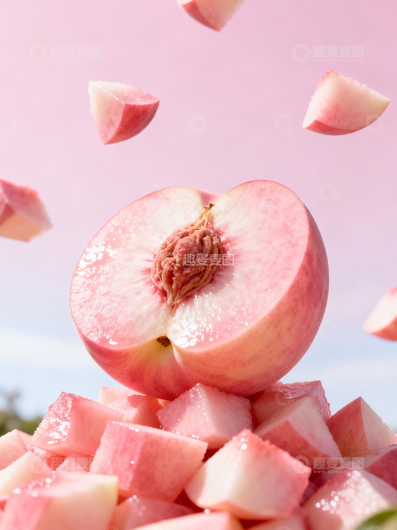 高清大图下载【趣麦麦图】新鲜水蜜桃摄影10