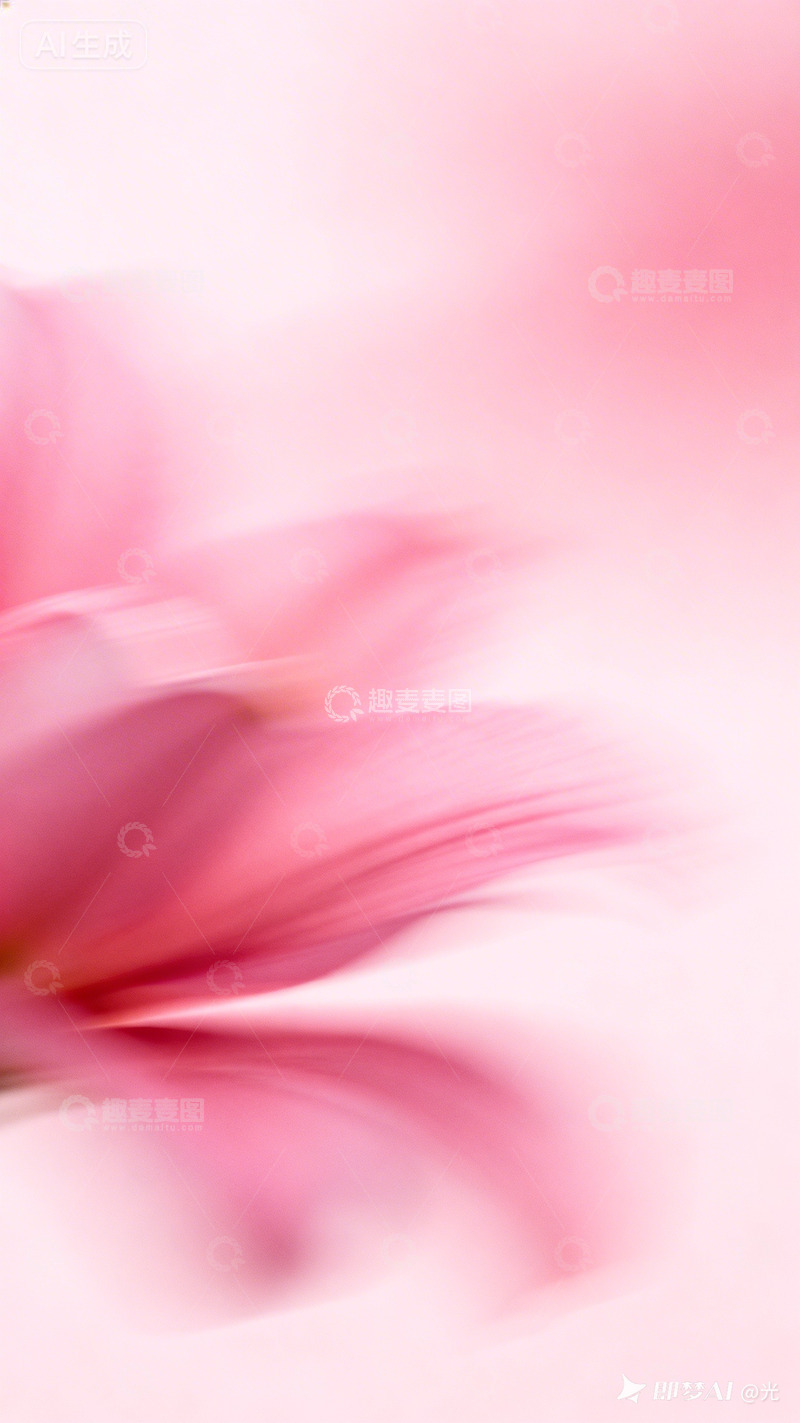 高清大图下载【趣麦麦图】梦幻粉色花瓣艺术摄影