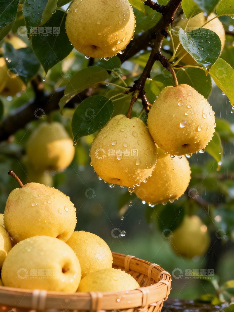 高清大图下载【趣麦麦图】香梨写实摄影7