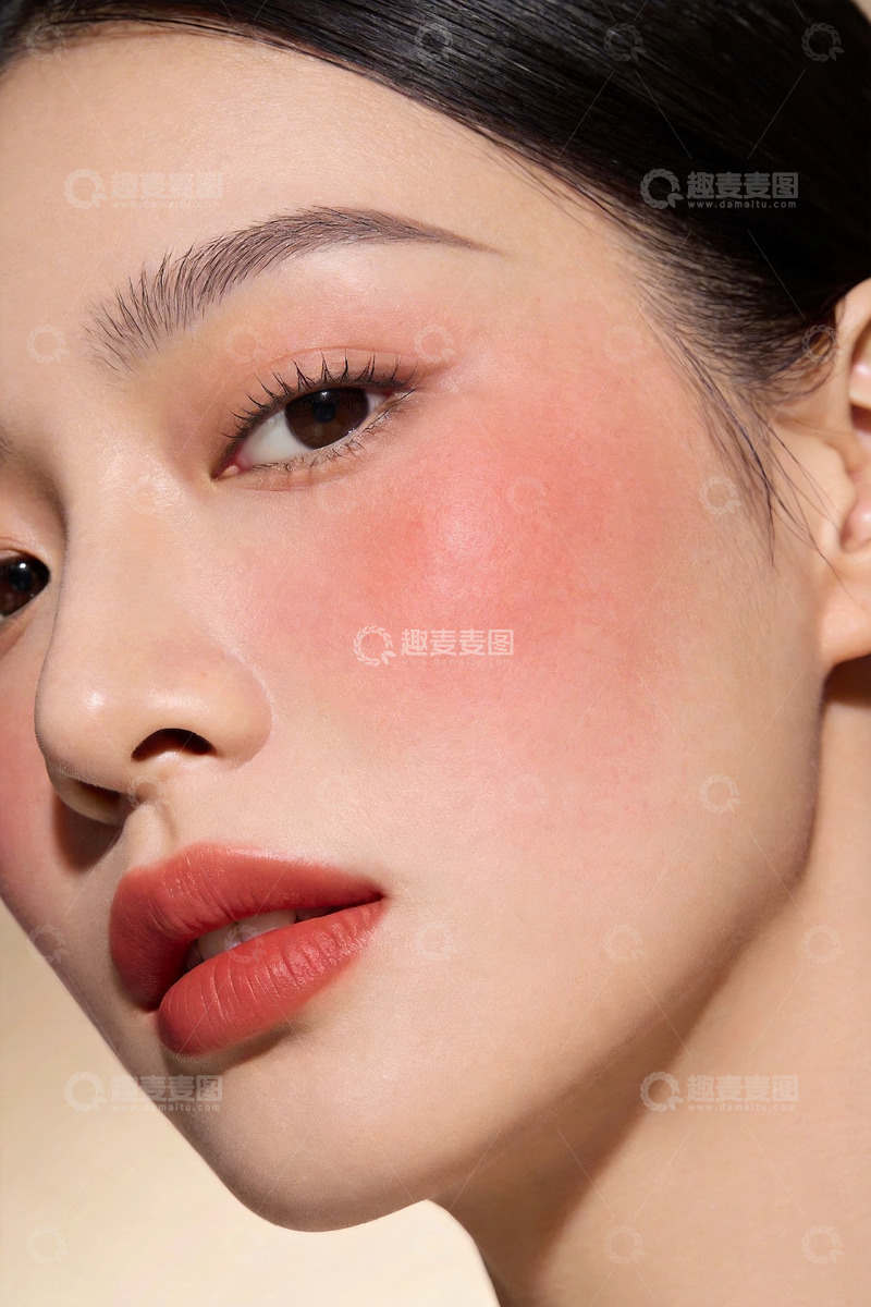 高清大图下载【趣麦麦图】美妆模特局部特写6