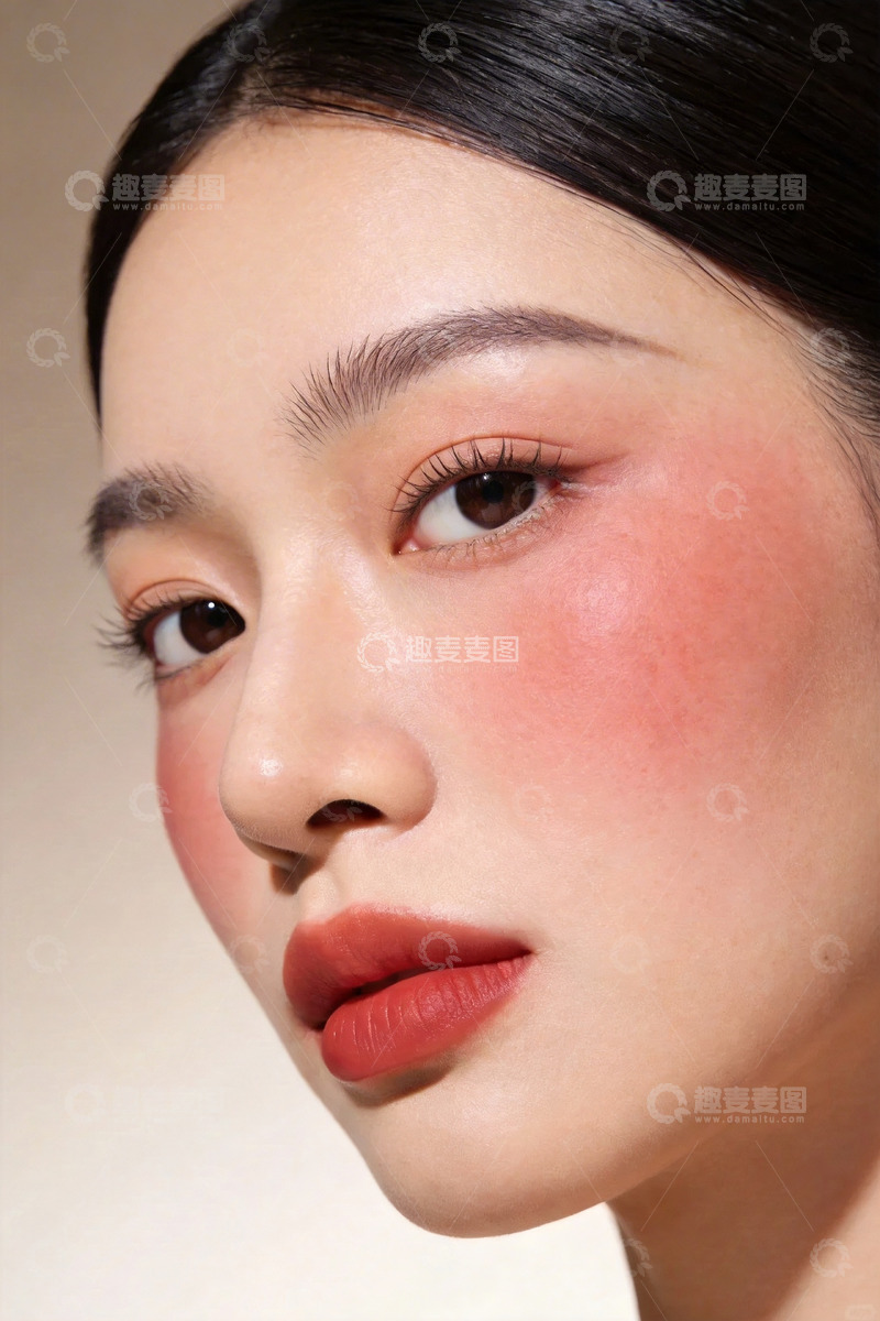 高清大图下载【趣麦麦图】美妆模特局部特写8