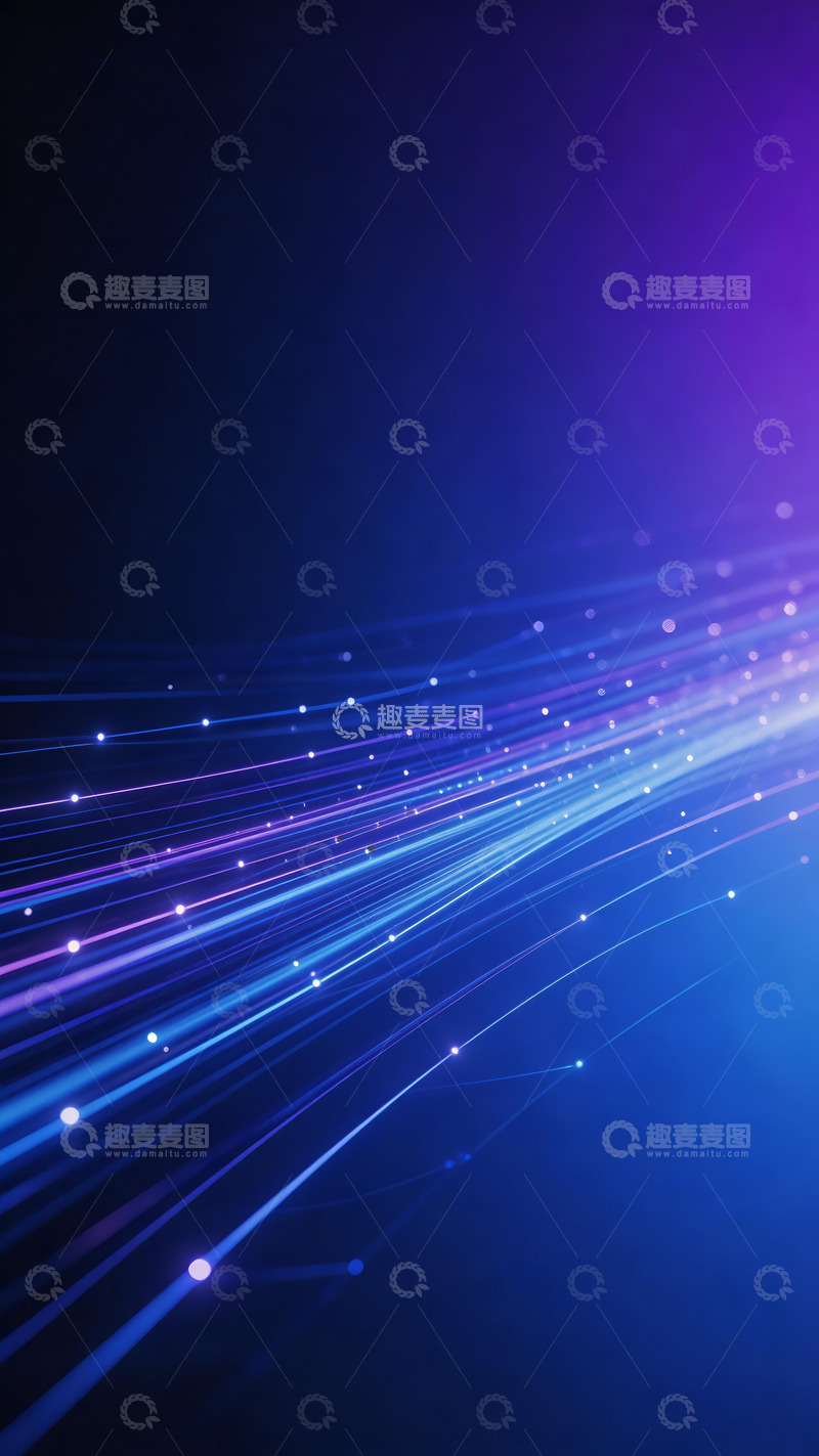 高清大图下载【趣麦麦图】未来科技感kv背景8