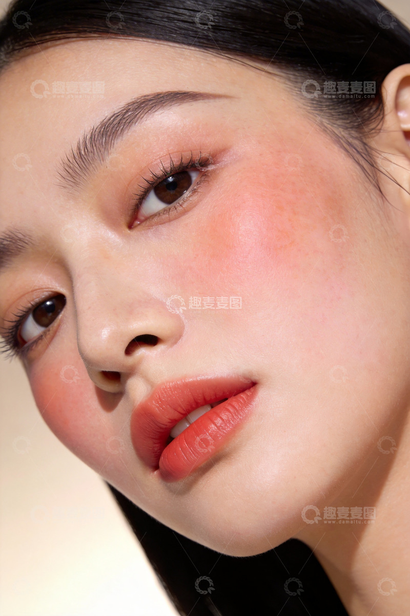 高清大图下载【趣麦麦图】美妆模特局部特写4