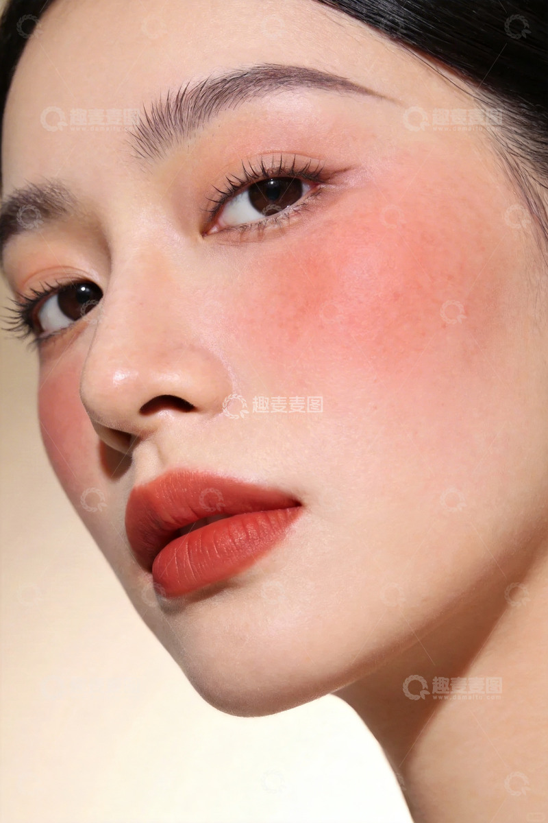 高清大图下载【趣麦麦图】美妆模特局部特写7