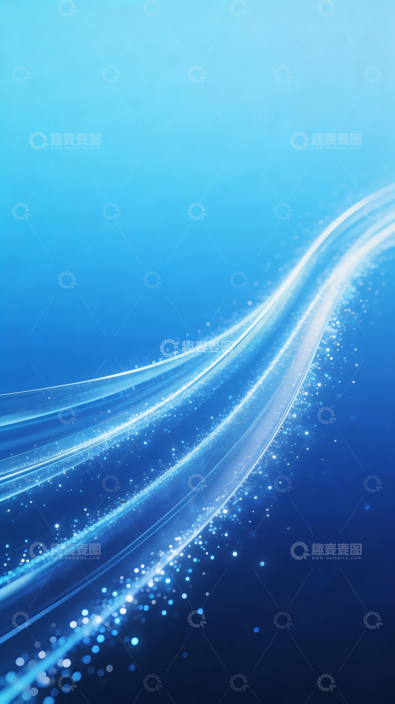 高清大图下载【趣麦麦图】未来科技感kv背景4