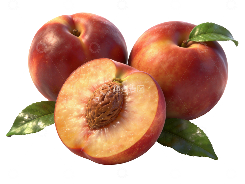 源文件下载【趣麦麦图】新鲜的油桃2