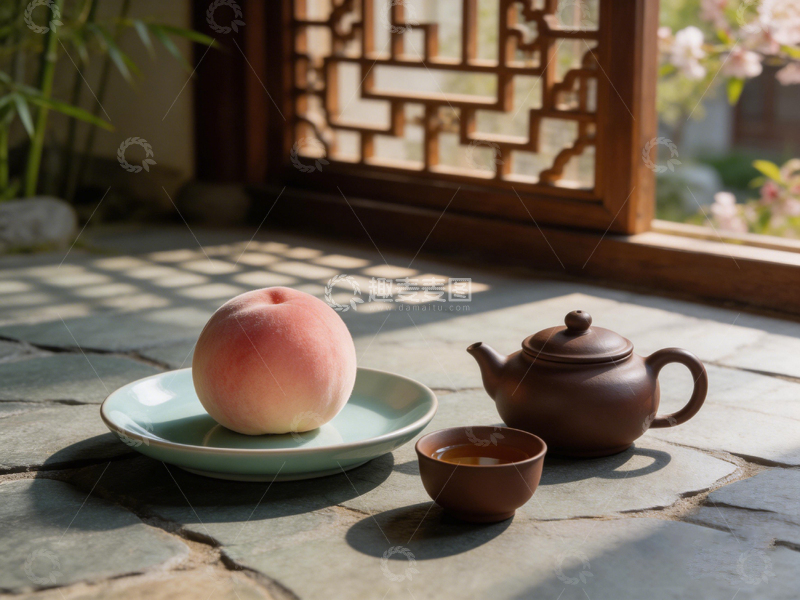 高清大图下载【趣麦麦图】中式庭院静物摄影