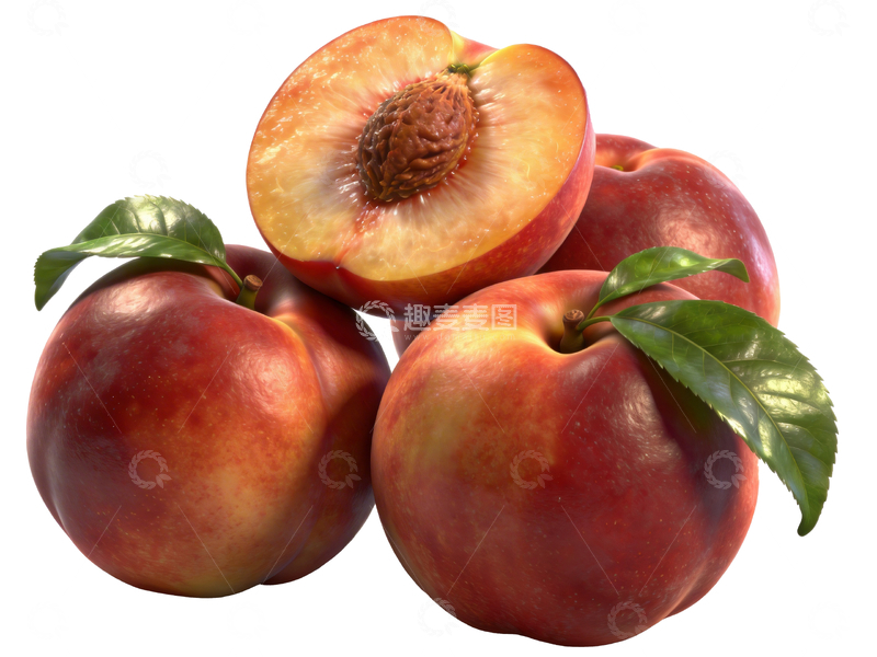 源文件下载【趣麦麦图】新鲜的油桃1