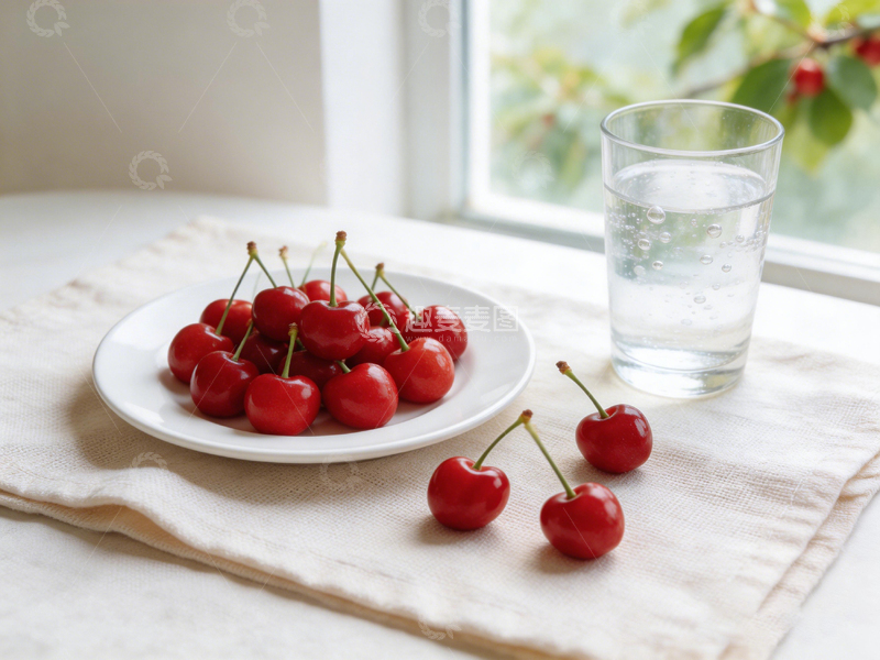 高清大图下载【趣麦麦图】清新窗台水果静物摄影