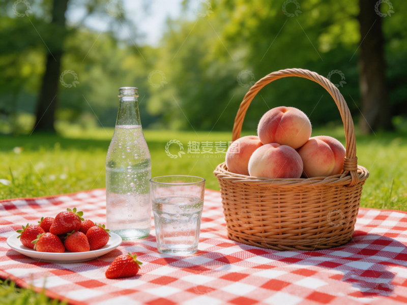 高清大图下载【趣麦麦图】夏日野餐水果静物摄影