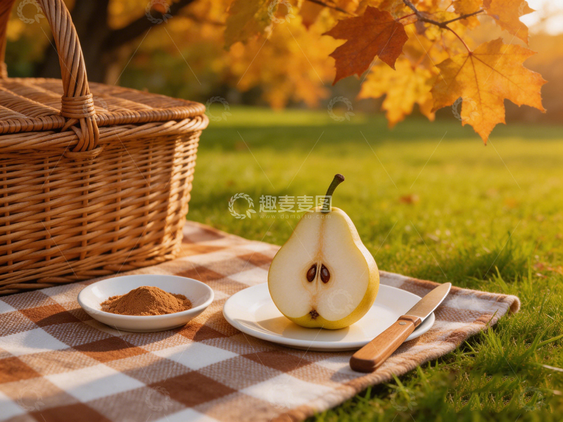 高清大图下载【趣麦麦图】秋日野餐风景摄影