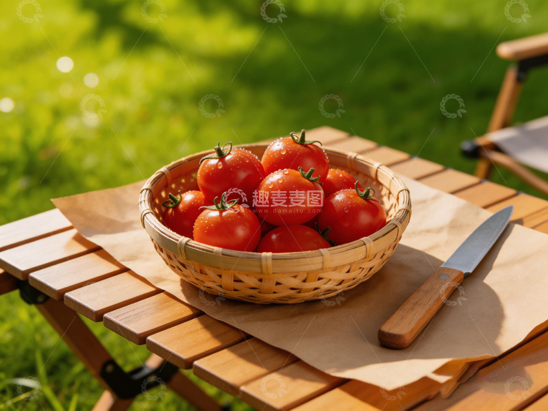 高清大图下载【趣麦麦图】田园风新鲜番茄静物摄影