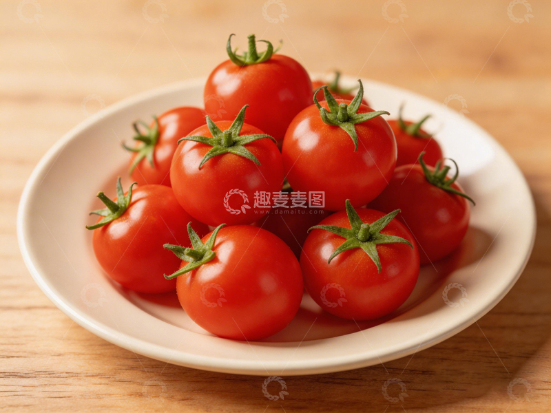 高清大图下载【趣麦麦图】清新自然番茄摄影图片