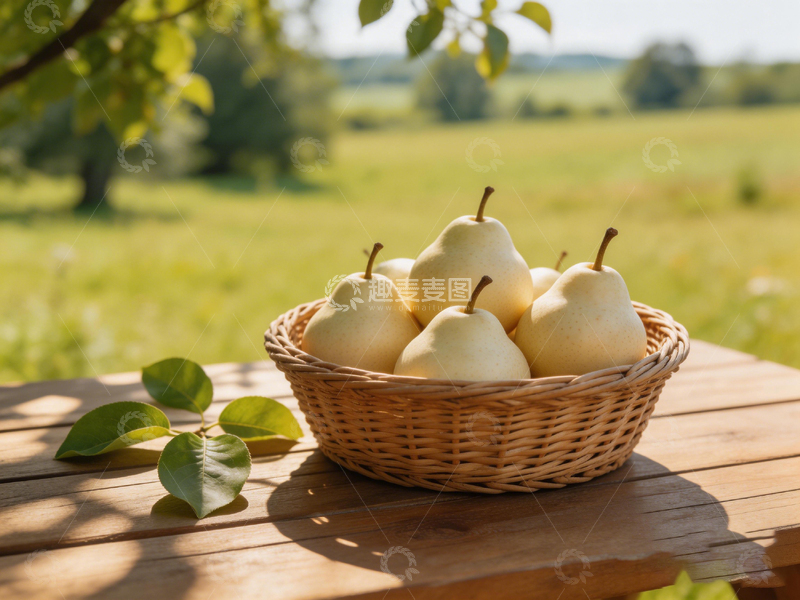 高清大图下载【趣麦麦图】田园风梨子静物摄影