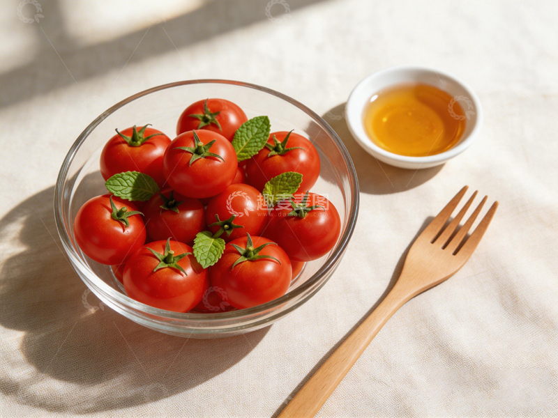 高清大图下载【趣麦麦图】清新自然小番茄美食摄影