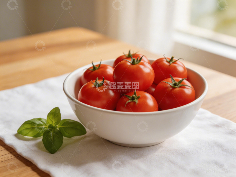 高清大图下载【趣麦麦图】清新自然番茄静物摄影