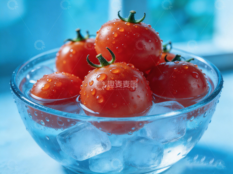 高清大图下载【趣麦麦图】清凉小番茄1