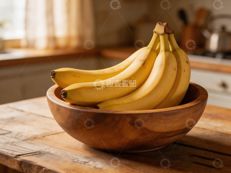 高清大图下载【趣麦麦图】自然风厨房香蕉摄影图