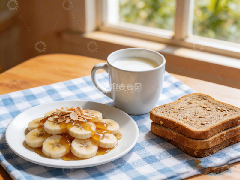 高清大图下载【趣麦麦图】简约早餐静物摄影