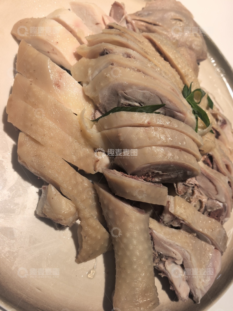 高清大图下载【趣麦麦图】白切鸡美食摄影