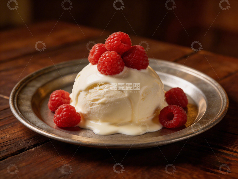高清大图下载【趣麦麦图】奶油冰淇淋甜点美食摄影