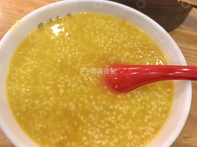 高清大图下载【趣麦麦图】小米粥特写美食摄影