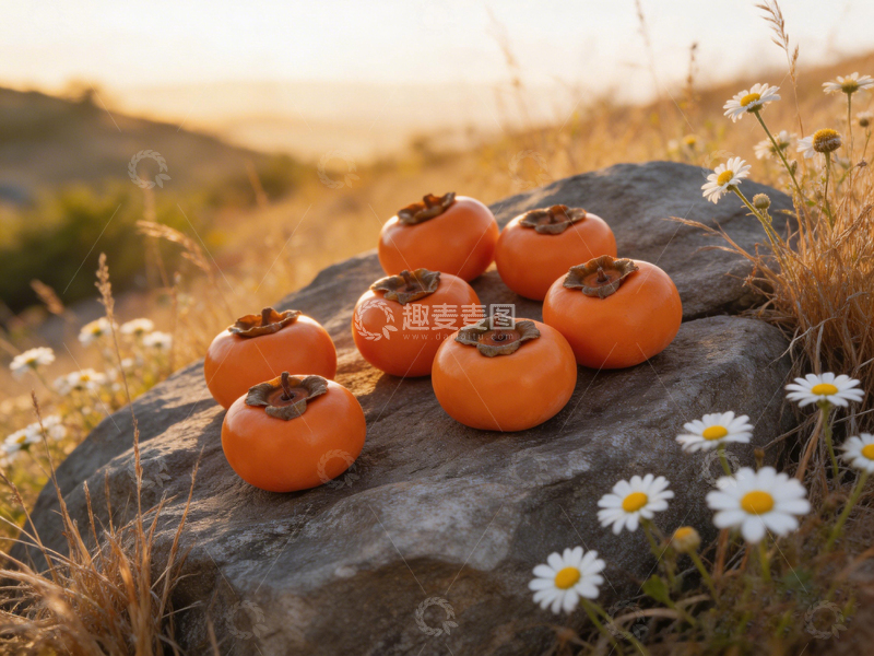 高清大图下载【趣麦麦图】田园风光柿子静物摄影