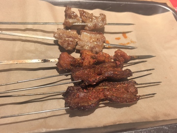 烧烤美食烤肉串烤串