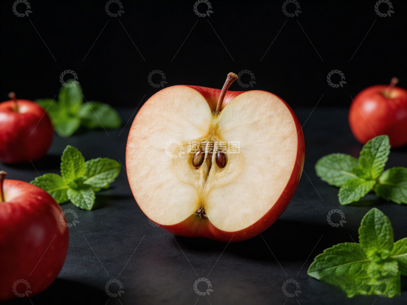 高清大图下载【趣麦麦图】苹果特写美食摄影