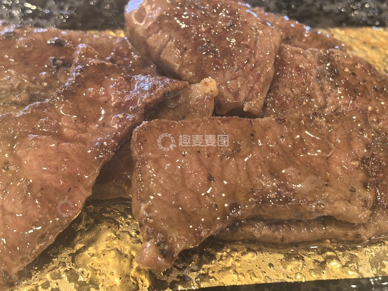 高清大图下载【趣麦麦图】煎牛排特写美食摄影