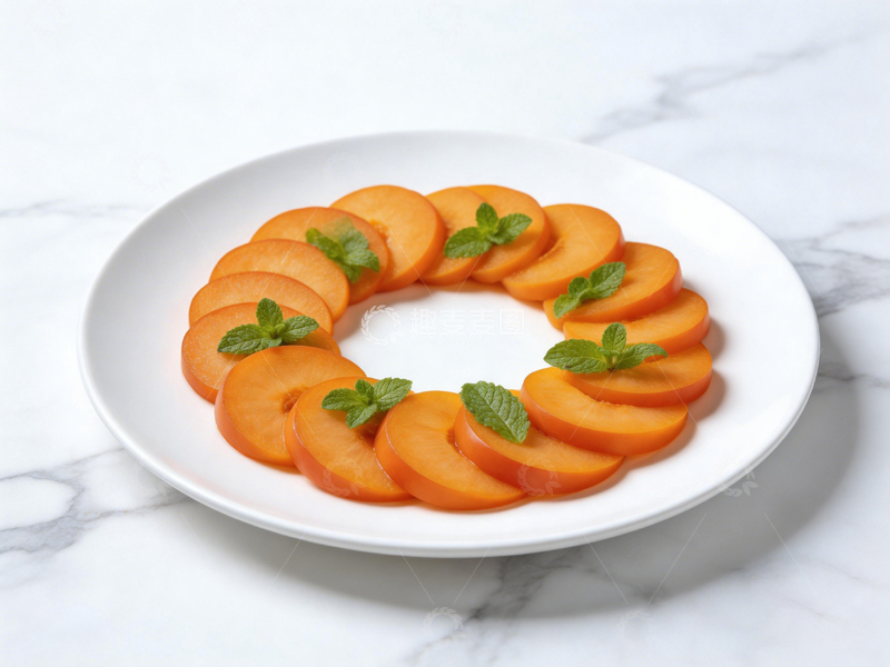 高清大图下载【趣麦麦图】简约摆盘胡萝卜片装饰