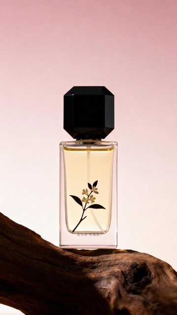 优雅香水瓶艺术摄影