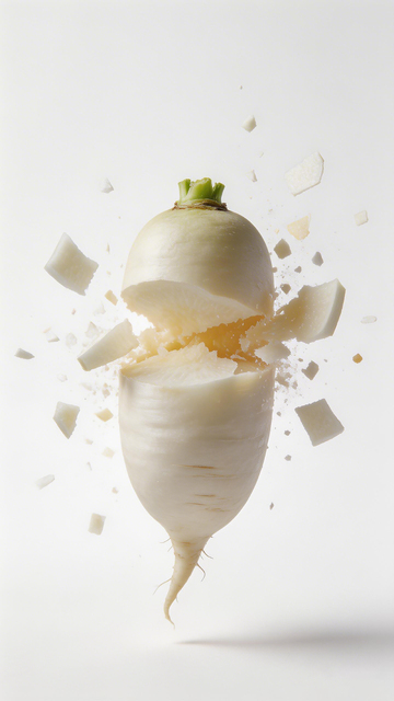 白萝卜爆炸瞬间