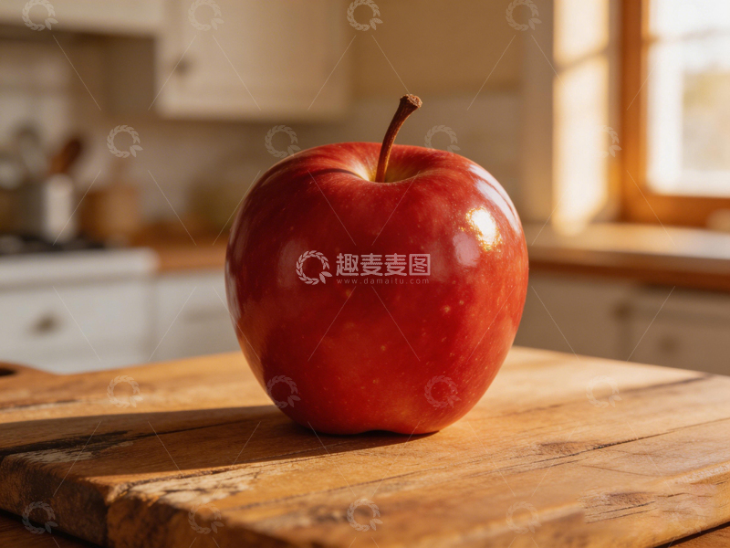 高清大图下载【趣麦麦图】厨房红苹果静物摄影