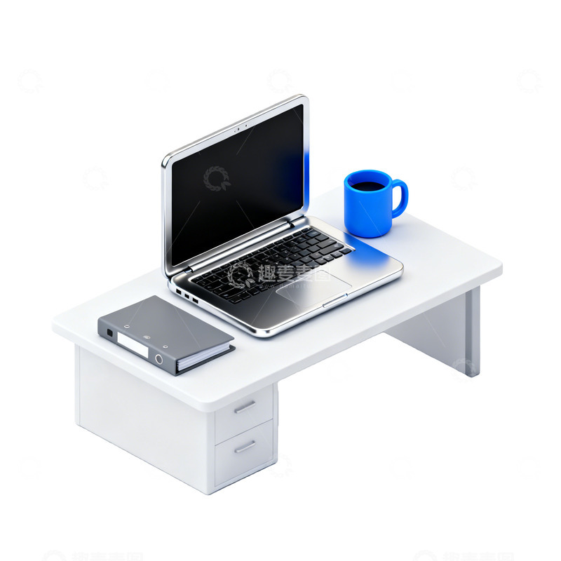 高清大图下载【趣麦麦图】简约现代办公桌设计素材