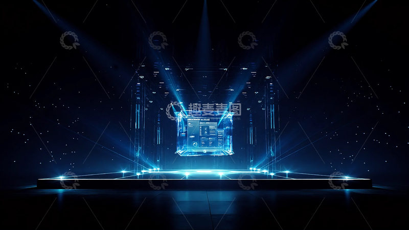 高清大图下载【趣麦麦图】晶莹幻境中的虚拟世界