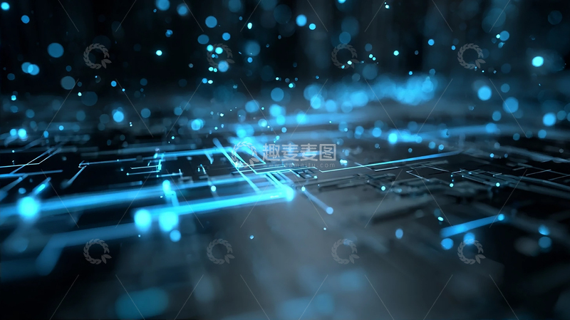 高清大图下载【趣麦麦图】星际穿梭中的未来光影奇观